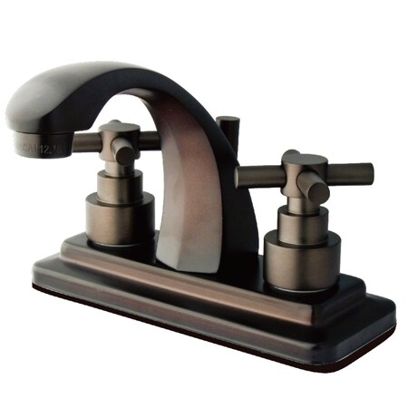 Kingston Brass KS4645EX 4" Centerset Bathroom Faucet, Oil Rubbed Bronze KS4645EX